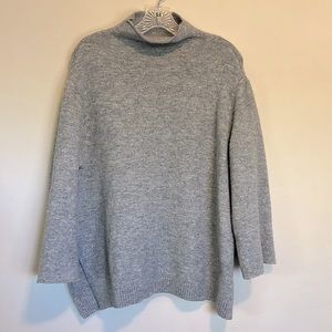ZARA OVERSIZE warm tunic Grey sweater